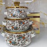 قابلمه لعابی 3 تیکه طرح دار