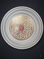 سینی لعابی طرح سنتی - تصویر 3