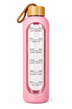 بطری پیرکس 1L دورسیلیکونی - تصویر 2